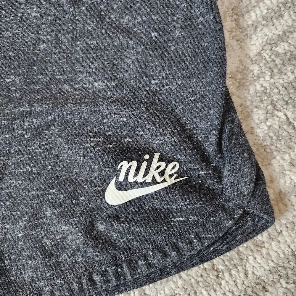 Nike Women's NSW Gym Vintage Romper heathered black size M